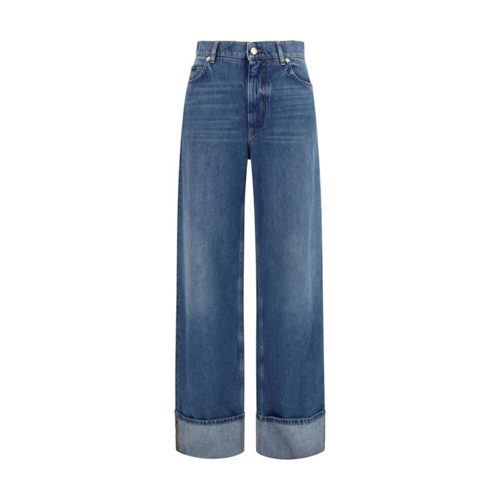 Dolce & Gabbana Women Straight-Leg Five-Pocket Jeans